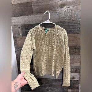 Ralph Lauren | Cable Knit Crew Sweater